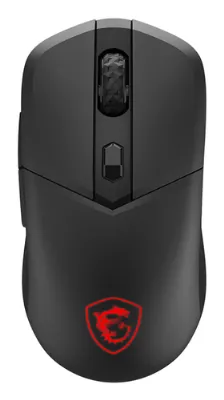 Mouse Optico Msi Versa 300, 6 Botones, 8000 Dpi, Rf Wireless, Bluetooth, Negro